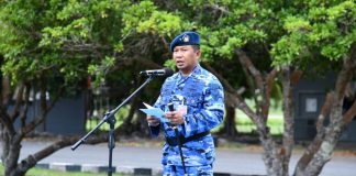Danlanud RSA Natuna Bacakan Amanat Kasau, Tekankan Profesionalisme Personel di Tengah Modernisasi Alutsista TNI AU