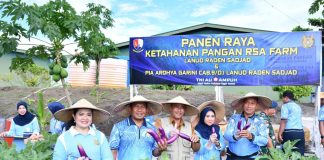 Panen Raya RSA Farm, Lanud Raden Sadjad Dorong Kemandirian Pangan di Natuna