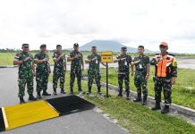 Danlanud RSA Pasang Plang KOBA/FOD, Pastikan Keselamatan Penerbangan Aman di Natuna
