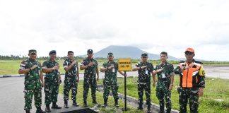 Danlanud RSA Pasang Plang KOBA/FOD, Pastikan Keselamatan Penerbangan Aman di Natuna