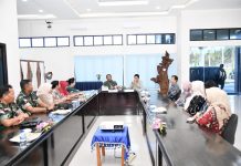 Perkuat Generasi Unggul Natuna, Lanud RSA dan Disdikbud Bahas Pengembangan KB-TK Angkasa
