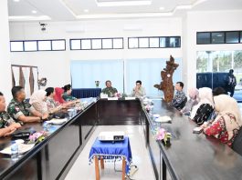 Perkuat Generasi Unggul Natuna, Lanud RSA dan Disdikbud Bahas Pengembangan KB-TK Angkasa