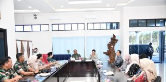 Perkuat Generasi Unggul Natuna, Lanud RSA dan Disdikbud Bahas Pengembangan KB-TK Angkasa