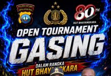Polres Natuna Gelar Open Tournament Gasing Tradisional dalam Rangka HUT Bhayangkara ke-80 