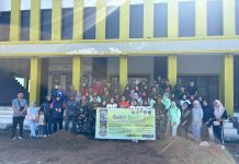 HMPS PGSD Umbuton Gelar Aksi Bersih-Bersih Bersama Pemkot Baubau Jelang Iduladha