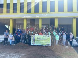 HMPS PGSD Umbuton Gelar Aksi Bersih-Bersih Bersama Pemkot Baubau Jelang Iduladha