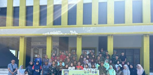 HMPS PGSD Umbuton Gelar Aksi Bersih-Bersih Bersama Pemkot Baubau Jelang Iduladha