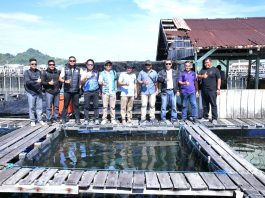 Danlanud RSA Dukung Pengembangan Budidaya Ikan Laut di Natuna