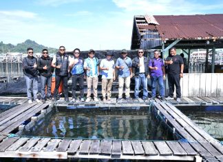 Danlanud RSA Dukung Pengembangan Budidaya Ikan Laut di Natuna