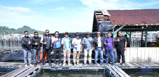 Danlanud RSA Dukung Pengembangan Budidaya Ikan Laut di Natuna