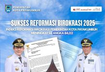 Pemko Payakumbuh Kembali Catat Capaian Positif dalam Pelaksanaan Reformasi Birokrasi