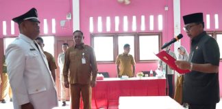 Kades Tanjung Kumbik Utara Resmi Dilantik, Wabup Natuna Tekankan Pengabdian dan Pelayanan Masyarakat
