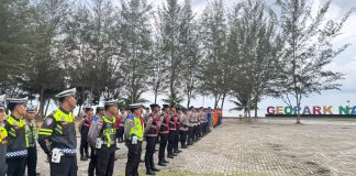 Polres Natuna Gelar Apel Gabungan Pengamanan Malam Idul Adha 1447 H
