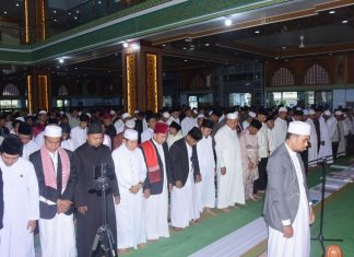 Wabup bersama Masyarakat Bengkalis, Laksanakan Salat Idul Adha di Masjid Istiqomah