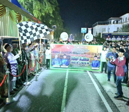 Wabup Bagus Santoso Resmi Lepas Pawai Takbir Idul Adha 1447 H Tingkat Kabupaten Bengkalis