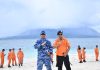 Sambut Hari Lahir Pancasila, Prajurit Lanud RSA dan Basarnas Natuna Kibarkan Garuda Pancasila di Pulau Terdepan NKRI