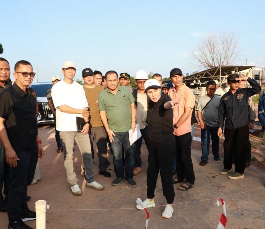 Tinjau Underpass Pelita hingga Tanjung Piayu, Li Claudia Dorong Percepatan Infrastruktur
