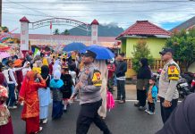 Polres Natuna Bersinergi Amankan Pawai dan Pagelaran Seni SDN 001 Ranai