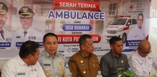 Ketua DPRD Payakumbuh Apresiasi Bantuan 1 Unit Ambulans dari PT Jasa Raharja kepada PMI