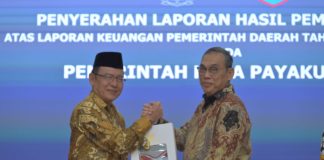 Konsisten Jaga Tatakelola Keuangan Daerah, Pemko Payakumbuh Raih Opini WTP ke-12 Kali Berturut