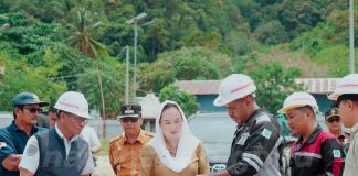 Bupati Cen Sui Lan Tinjau Revitalisasi Pelabuhan Selat Lampa, Target Rampung Bertahap 3 Tahun