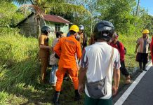 Tim SAR Natuna Evakuasi Korban Kecelakaan Lalu Lintas di Jalan Sungai Ulu Bunguran Timur