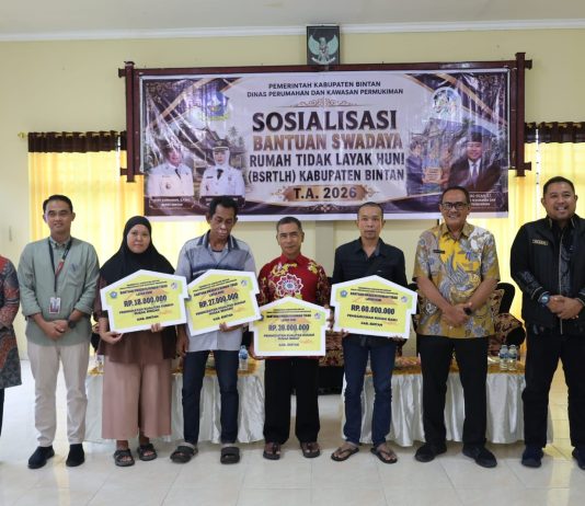 44 Rumah di Lima Kecamatan Bintan Akan Direhabilitasi Melalui Program BSRTLH