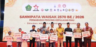 Wagub Nyanyang Hadiri Sannipata Waisak 2570 BE, Tegaskan Kepri Rumah Besar Kerukunan dan Toleransi
