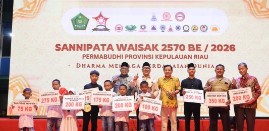 Wagub Nyanyang Hadiri Sannipata Waisak 2570 BE, Tegaskan Kepri Rumah Besar Kerukunan dan Toleransi