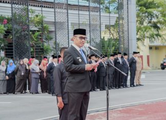 Wabup Bagus Pimpin Apel Hari Lahir Pancasila Tahun 2026