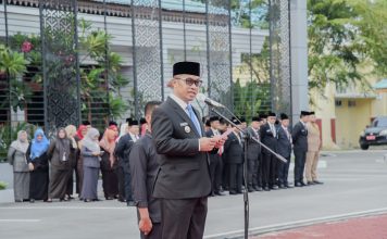 Wabup Bagus Pimpin Apel Hari Lahir Pancasila Tahun 2026