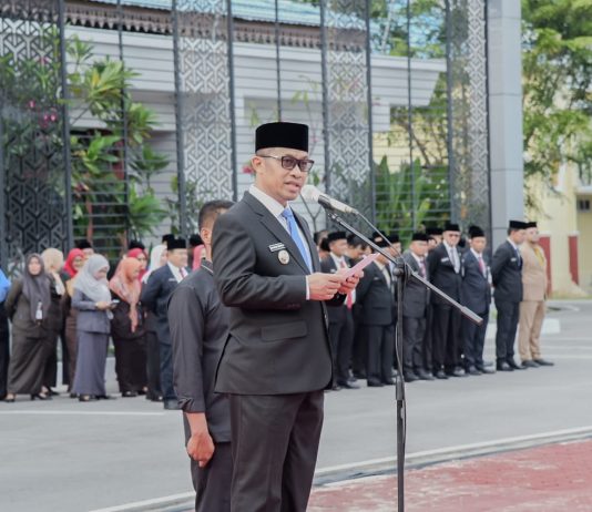 Wabup Bagus Pimpin Apel Hari Lahir Pancasila Tahun 2026