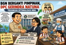 BGN Berganti Pimpinan, Gerindra Natuna Dorong MBG Jadi Penggerak Ekonomi Daerah