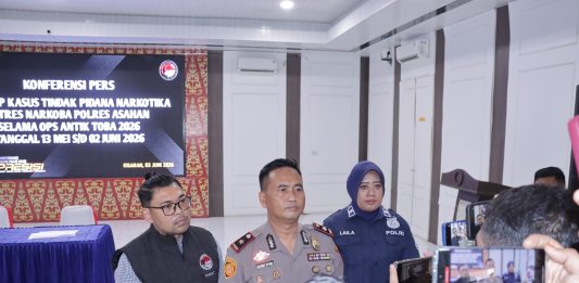 Polres Asahan Ungkap 69 Kasus Narkoba dalam Ops Antik Toba 2026, 85 Tersangka Diamankan