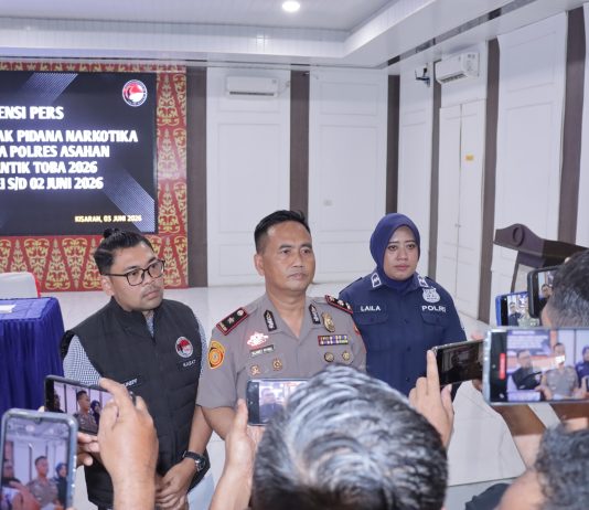 Polres Asahan Ungkap 69 Kasus Narkoba dalam Ops Antik Toba 2026, 85 Tersangka Diamankan