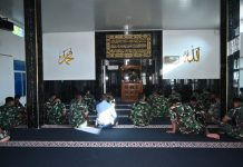 Prajurit Lanud RSA Natuna Isi Kamis Pagi dengan Ibadah dan Refleksi Diri