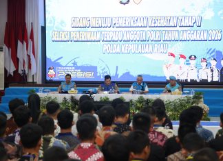 Polda Kepri Gelar Sidang Terbuka Menuju Rikkes II Seleksi Penerimaan Terpadu Anggota Polri TA 2026