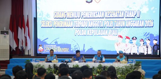 Polda Kepri Gelar Sidang Terbuka Menuju Rikkes II Seleksi Penerimaan Terpadu Anggota Polri TA 2026