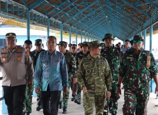 Kapolres Lingga dan Forkopimda Sambut Kunjungan Kerja Pangkogabwilhan I