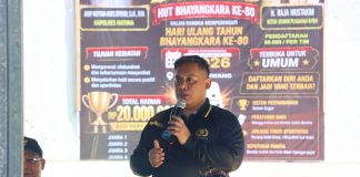 Kapolres Natuna Buka Turnamen Domino HUT Bhayangkara ke-80, Pererat Silaturahmi Polisi dan Masyarakat