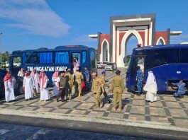 Danlanud RSA Pastikan Kepulangan Jemaah Haji Natuna Berjalan Lancar dengan Dukungan Pengamanan dan Transportasi