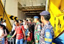 Babinterau Lanud Raden Sadjad Natuna Hadirkan Pelayanan Humanis Melalui Pengamanan Pelabuhan Penagi