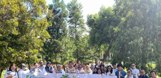 Hijaukan Lingkungan, BPJS Ketenagakerjaan Pematangsiantar dan Kantor Sinode GKPS Gelar Penanaman Pohon Bersama