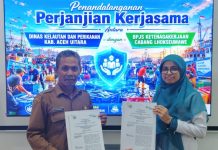 BPJS Ketenagakerjaan Lhokseumawe dan DKP Aceh Utara Perkuat Perlindungan Nelayan Melalui Kerja Sama Strategis