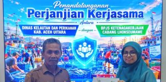 BPJS Ketenagakerjaan Lhokseumawe dan DKP Aceh Utara Perkuat Perlindungan Nelayan Melalui Kerja Sama Strategis