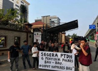 AMH Sultra-Jakarta Geruduk Mabes Polri, Desak Copot Kapolres Baubau dan PTDH Enam Penyidik