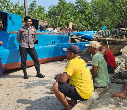 Polsek Senayang Intensifkan Patroli Cuaca Ekstrem, Nelayan Diimbau Utamakan Keselamatan Saat Melaut