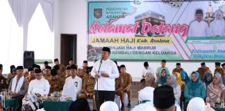 Pemkab Asahan dan Forkopimda Sambut Kepulangan Jamaah Haji, Bupati Doakan Jamaah yang Masih Dirawat di Makkah