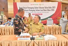 Wabup Bagus Santoso Hadiri RUPS BRK Syariah 2026, Dorong Penguatan Ekonomi Bengkalis