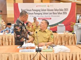 Wabup Bagus Santoso Hadiri RUPS BRK Syariah 2026, Dorong Penguatan Ekonomi Bengkalis